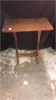 Small wood brown stand