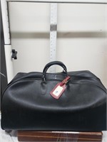 Lg blk vintage carrying bag exc cond