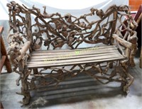 ca 1890-1900 Rhododendron Root & Branch Settee