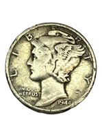 Set of 5 Mercury Dimes