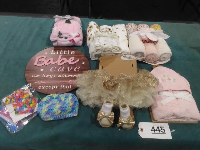Baby Towel Sets, Babe Cave Sign