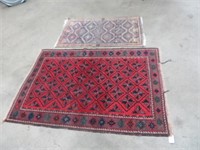2 HAND KNOTTED PERSIAN CARPETS