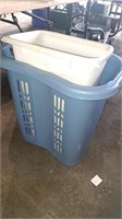 Laundry baskets, trash cans