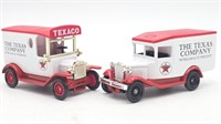 (2) Texaco 95th Anniv. Model A & Delivery Van
