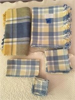 8 Placemats, Tablecloth, Towel, 12 coasters