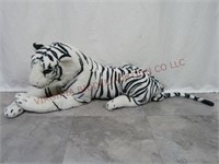 White Tiger Plush Stuffed Animal ~ 24" Wide