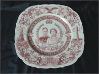 1939 Plate Commemorating Queen Elizabeth Visit