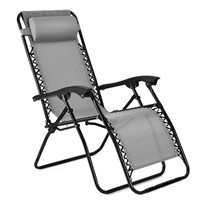 NEW Enjoy Camping Grey Folding Lounge Chair