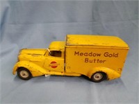 "Beatrice Meadow Gold Butter" Pressed Steel Truck