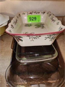 LOT GLASS BAKING DISHES & BETTER HOMES DISH