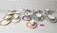 Vtg Tea Cup / Saucer Sets