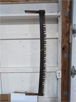 Vintage antique two-man crosscut saw