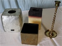 Kleenex Box and Candle Items