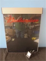 *LPO* Budweiser Light up Wall Hanging Menu Board