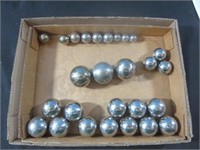 27 Steel Balls "Steelies" (3)5/8" (6) 7/8"