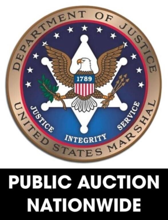 U.S. Marshals (nationwide) online auction ending 7/1/2024