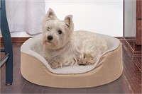 Furhaven - Round Oval Cuddler Medium / Clay