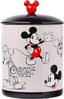 Vintage Mickey Mouse Sketches Ceramic Cookie Jar