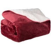 Legacy Decor Fleece 50x60 Marron Throw Blanket