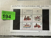 2714A MINT NH PL# BLICK 1982 XMAS TOYS