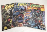 (3) Different 1996 Ripclaw Comic Books