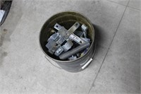 BUCKET OF CHAIN LINK FENCE HARDWARE