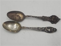 VTG/ ANTQ Sterling Silver Souvenir Spoons