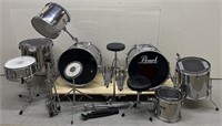 Pearl Drums & Parts Chromed Musical Instrument