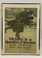 Victory is a Question of Stamina Military Poster