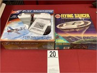 P-51 Mustang And Flying Saucer