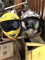 PAIR OF HELMETS