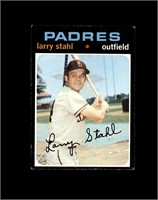 1971 Topps #711 Larry Stahl VG-EX+ Pen Mark
