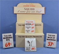 Squibb Pharmaceutical Cardboard Store Display