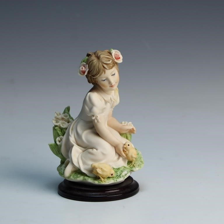 Giuseppe Armani made in Italy sculpture Springtime