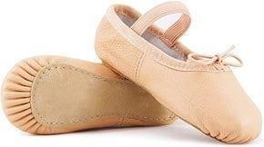 Size 2.5 Kids DIPUG Leather Ballet Shoes