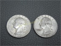 Silver Quarters 1946, 1951-D