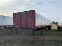 1980 Budd 40ft Flatbed Trailer W/ Tubs