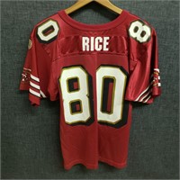 Jerry Rice,49ers,Wilson Jersey Size M 10-12