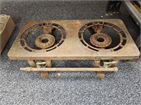 Antique Cast Iron Cook Stove- Rusty/Needs