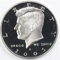 2005-S 90% Silver Proof Kennedy Half Dollar