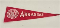 Vintage 1950’s Univ. Arkansas Felt Pennant