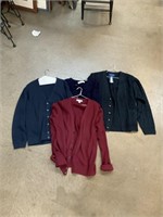 (4) Men's Cardigan Sweaters, Mostly Large