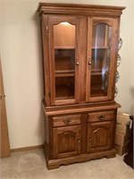 Two piece Hutch 38 x 18 x 77 tall Bring help to
