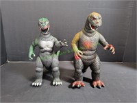 (2) Godzilla Figures