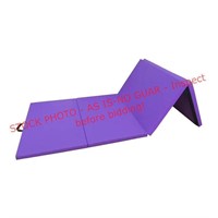 BalanceFrom Folding Gym Mat, Purple