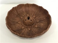 Multi Prod. USA vintage faux wood nut bowl