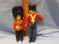 2 English male dolls