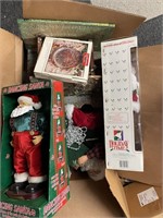 Large Container Vintage Christmas Santas & More