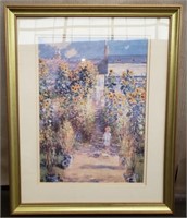 Print of 'The Artists Garden at Vetheuil' by