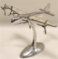 Decorative Aluminum Airplane Sculpture
